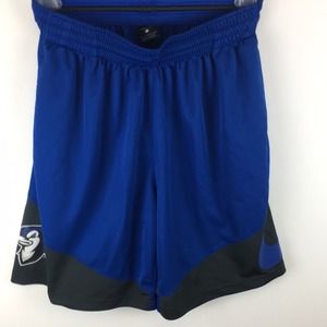 Dri-Fit man's black & blue wrinkle- resistant machine-wash sports shorts size L